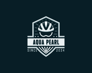 Sports Cyclist Helmet logo design