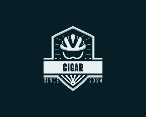 Sports Cyclist Helmet logo design