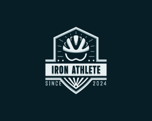 Sports Cyclist Helmet logo design