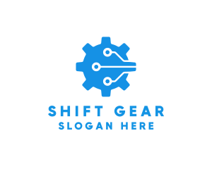 Electronic Circuit Gear logo design