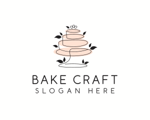 Cake Baking Cafe logo design