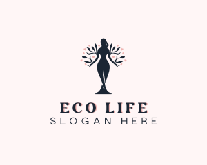 Nature Woman Spa logo design