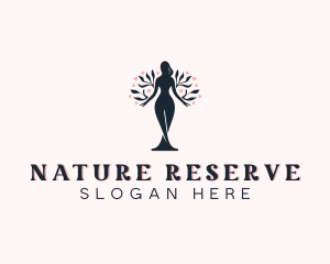 Nature Woman Spa logo design