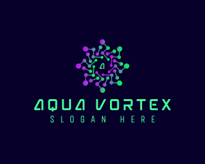 Spiral Vortex Motion logo design