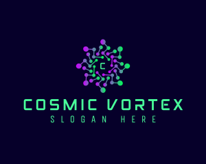 Spiral Vortex Motion logo design