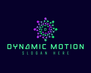 Spiral Vortex Motion logo design