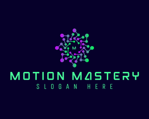 Spiral Vortex Motion logo design