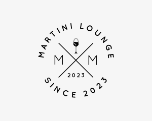 Hipster Wine Bar logo design