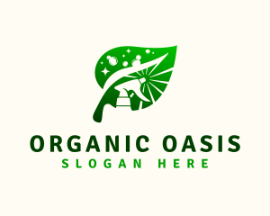 Organic Housekeeping Clean logo design