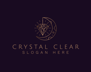 Moon Diamond Jewelry logo design