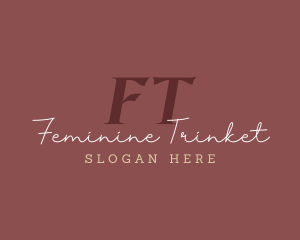 Elegant Feminine Boutique logo design