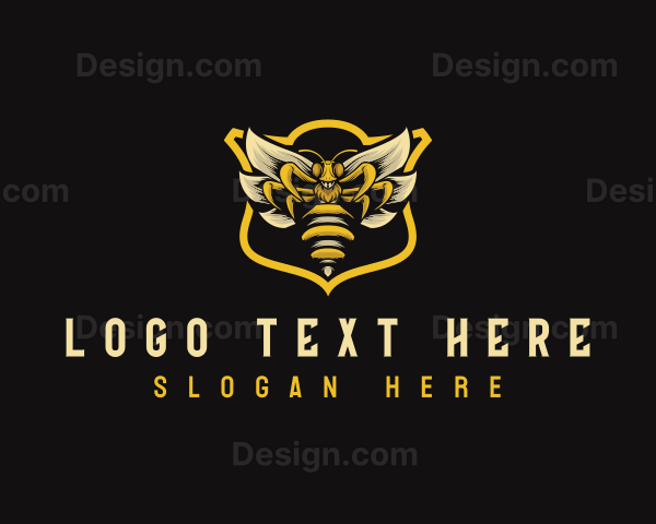 Bee Insect Gaming Logo