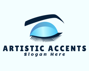 Eyeliner Makeup Artist logo design