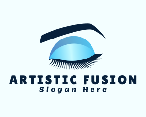 Eyeliner Makeup Artist logo design