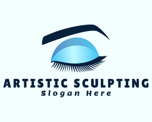 Eyeliner Makeup Artist logo design