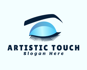 Eyeliner Makeup Artist logo design