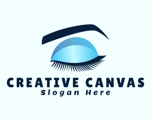Eyeliner Makeup Artist logo design
