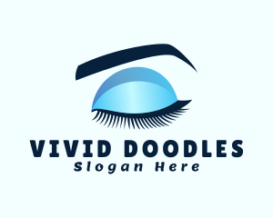 Eyeliner Makeup Artist logo design