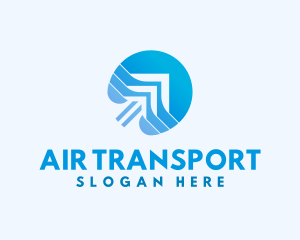 Logistics Arrow Courier logo design