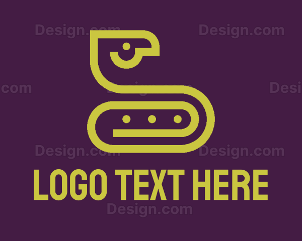 Green Snake Paperclip Logo