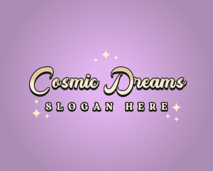 Cosmic Retro Beauty logo design