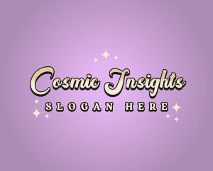 Cosmic Retro Beauty logo design