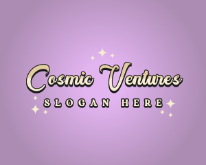 Cosmic Retro Beauty logo design