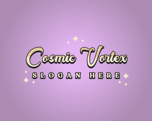 Cosmic Retro Beauty logo design