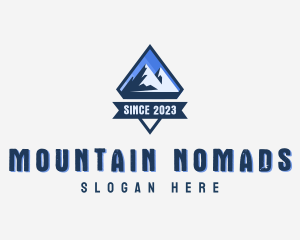 Adventure Mountain Peak  logo design