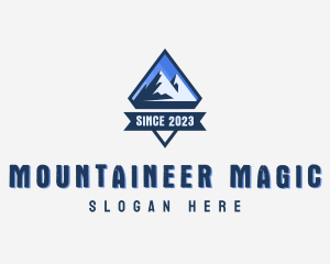 Adventure Mountain Peak  logo design