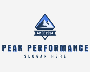 Adventure Mountain Peak  logo design