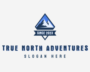 Adventure Mountain Peak  logo design