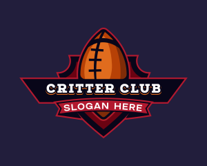 American Football Sports Team logo design