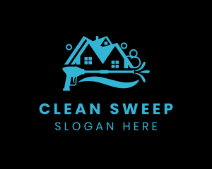 Home Cleaning Sanitation logo design