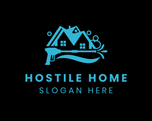 Home Cleaning Sanitation logo design