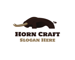 Brown Bison Horns logo