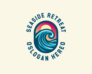 Resort Seaside Wave logo