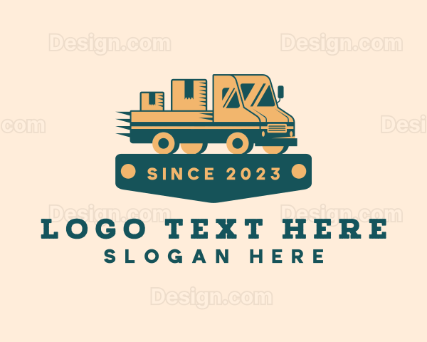 Delivery Truck Package Logo