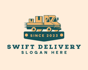 Delivery Truck Package logo design