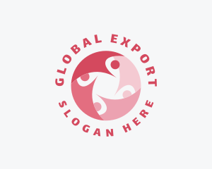 Global Human Marketing logo design