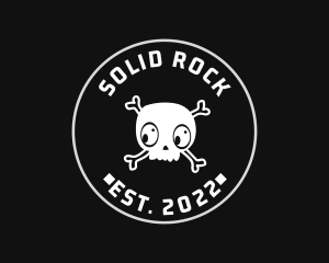 Halloween Skull Seal  logo design