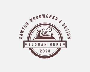 Hand Planer Woodworking logo design