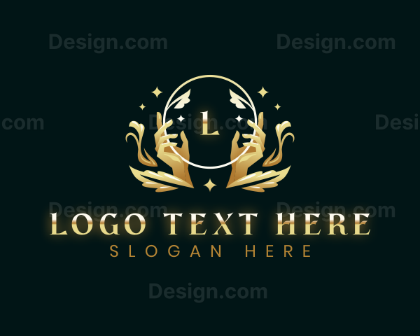 Luxury Hand Massage Wellness Logo