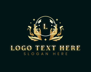 Luxury Hand Massage Wellness Logo