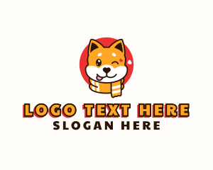 Shiba Inu Dog logo