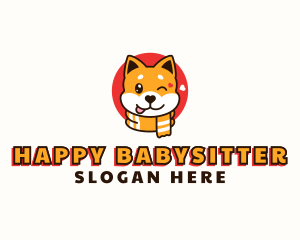 Shiba Inu Dog logo design