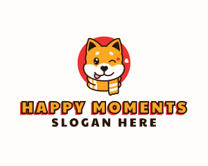 Shiba Inu Dog logo design