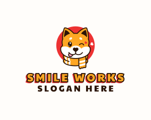 Shiba Inu Dog logo design