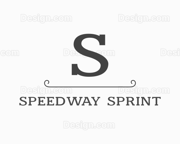 Traditional Serif Business Company Logo