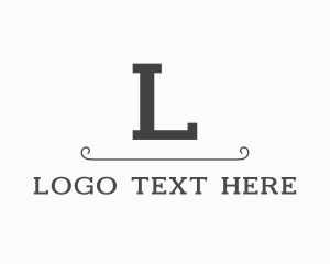 Traditional Serif Business Company  logo